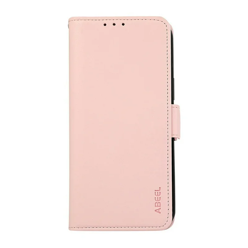 ABEEL For Xiaomi Redmi Note 17 Pro Max 5G Case Leather Phone Cover with RFID Blocking Wallet - Pink