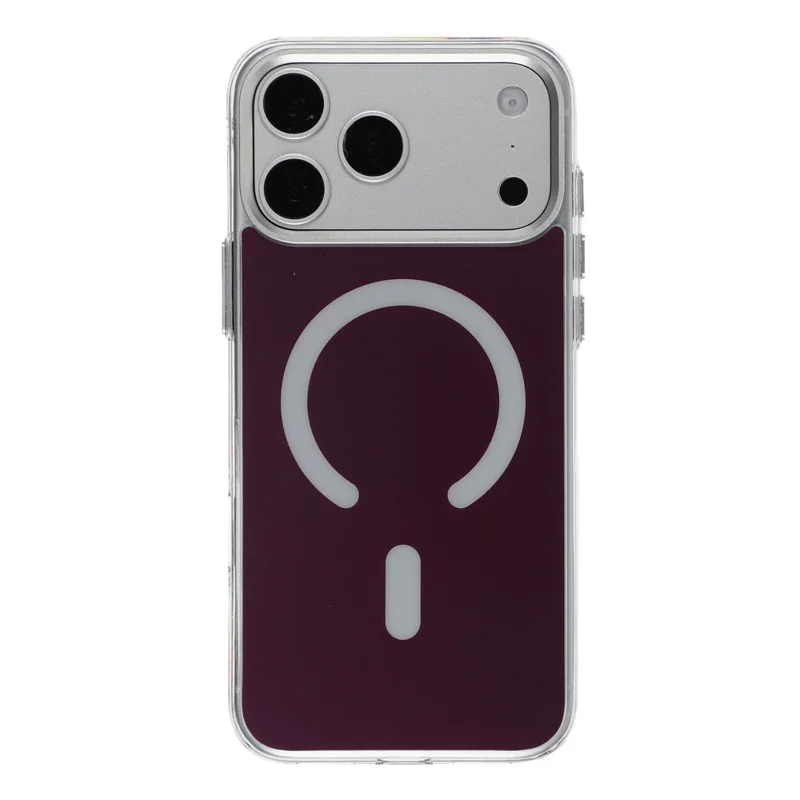 X-LEVEL For iPhone 18 Pro Max / 17 Pro Max Magnetic Case Compatible with MagSafe PC + Glass Phone Cover - Cherry Red