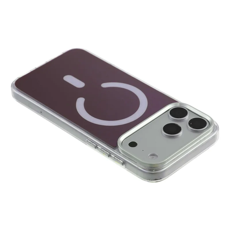 X-LEVEL For iPhone 18 Pro Max / 17 Pro Max Magnetic Case Compatible with MagSafe PC + Glass Phone Cover - Cherry Red
