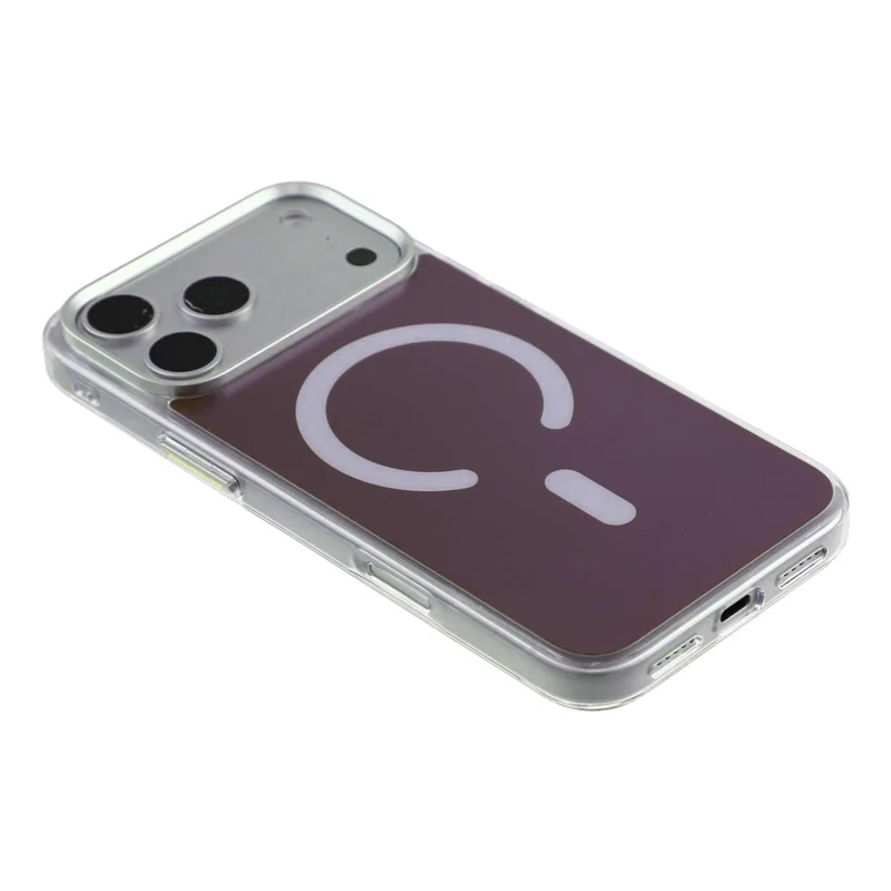 X-LEVEL for iPhone 18 Pro / 17 Pro Magnetic Case Compatible with MagSafe PC + Glass Phone Cover - Cherry Red