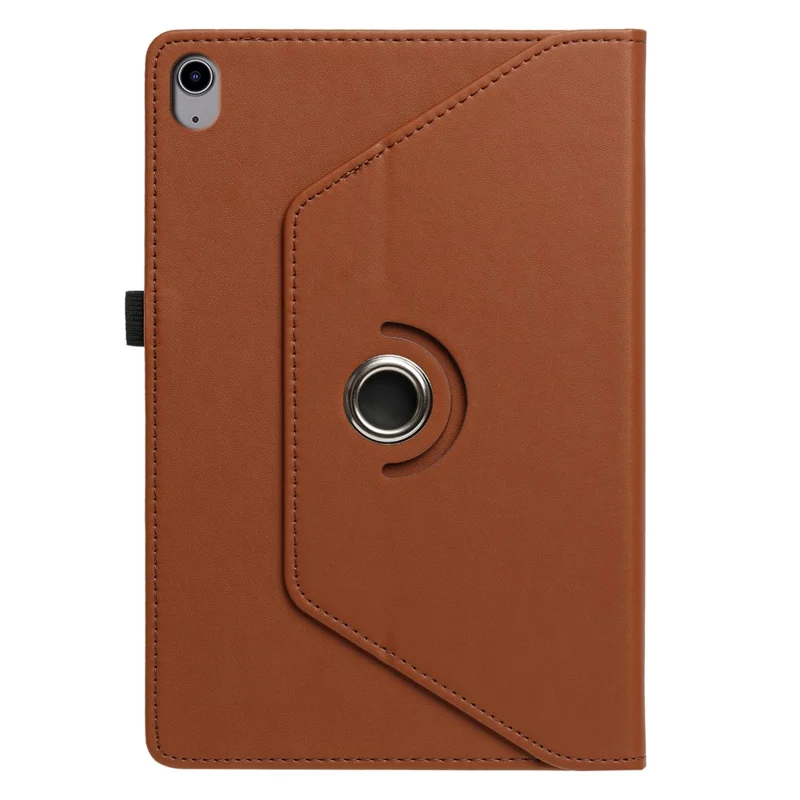 For Samsung Galaxy Tab S12+ Case PU Leather Rotating Stand Card Slots Tablet Cover - Brown