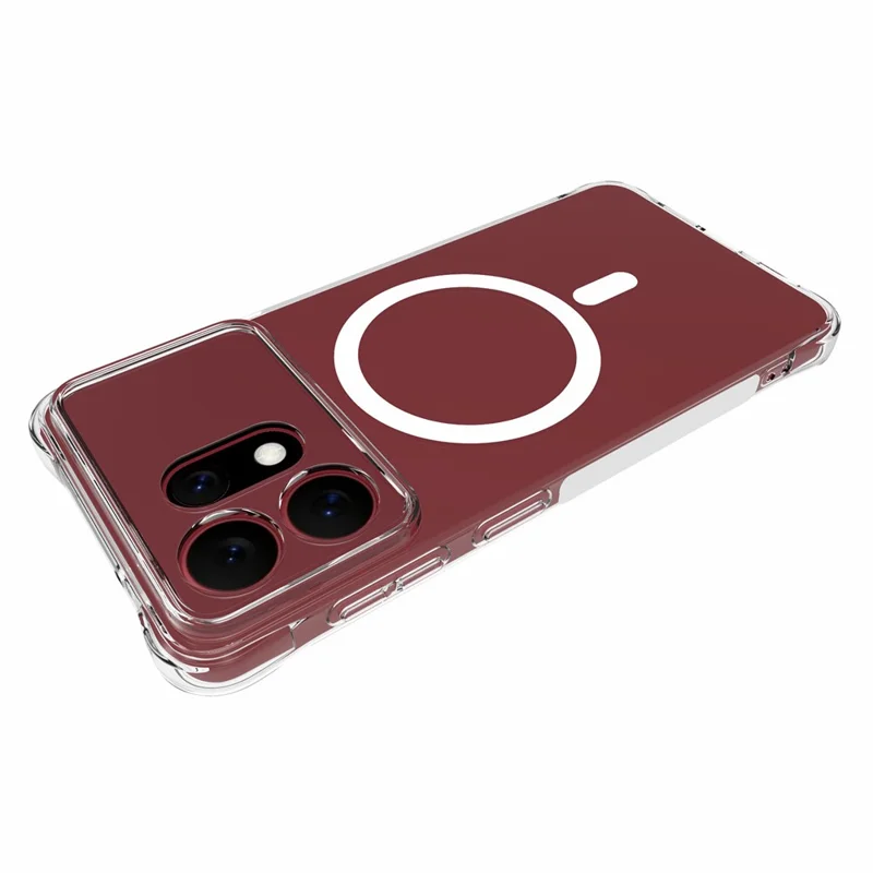 Bulk Purchasing For Samsung Galaxy S27 Pro Magnetic Case TPU Anti-drop Phone Back Cover - Transparent