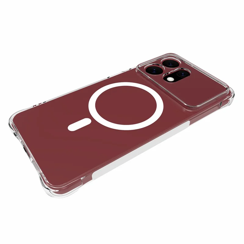 Bulk Purchasing For Samsung Galaxy S27 Pro Magnetic Case TPU Anti-drop Phone Back Cover - Transparent