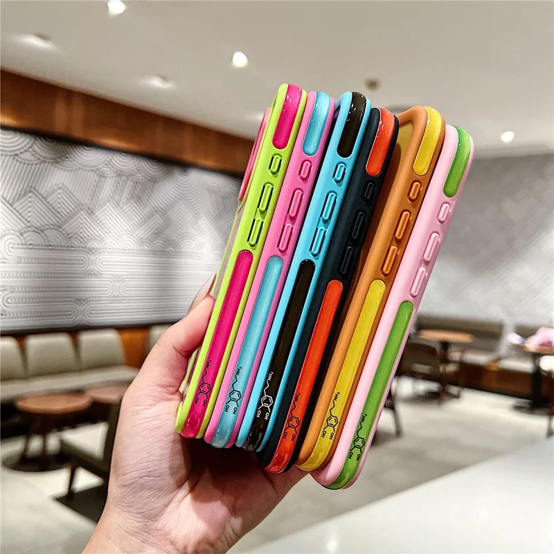 For iPhone 17 Magnetic Case Contrast Design 2 in 1 PC + TPU Matte Phone Cover - Pink