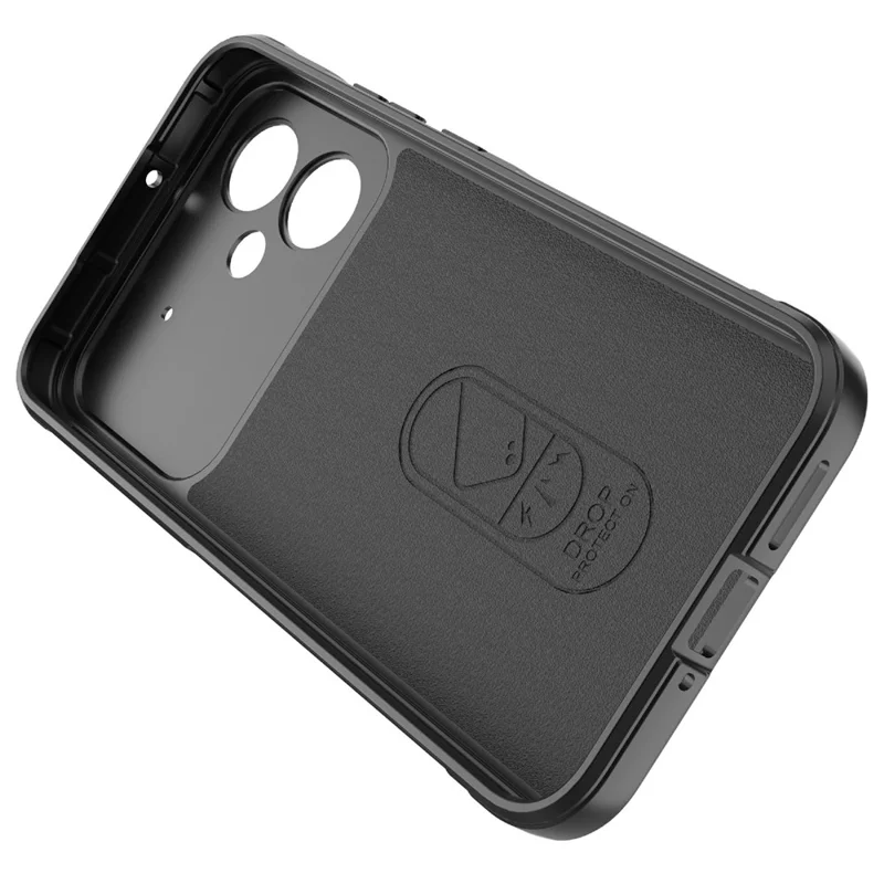 For Xiaomi Poco M8 Power 5G Phone Case Anti-Drop Soft TPU Rugged Back Cover - Black