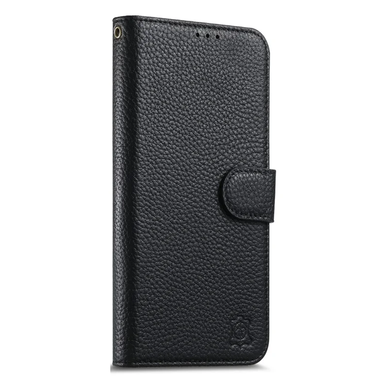 For Google Pixel 11 Pro XL Case Split Leather Wallet RFID-blokerende telefonbeskyttelse med skærmværn af kvalitetshårdet glas - Sort