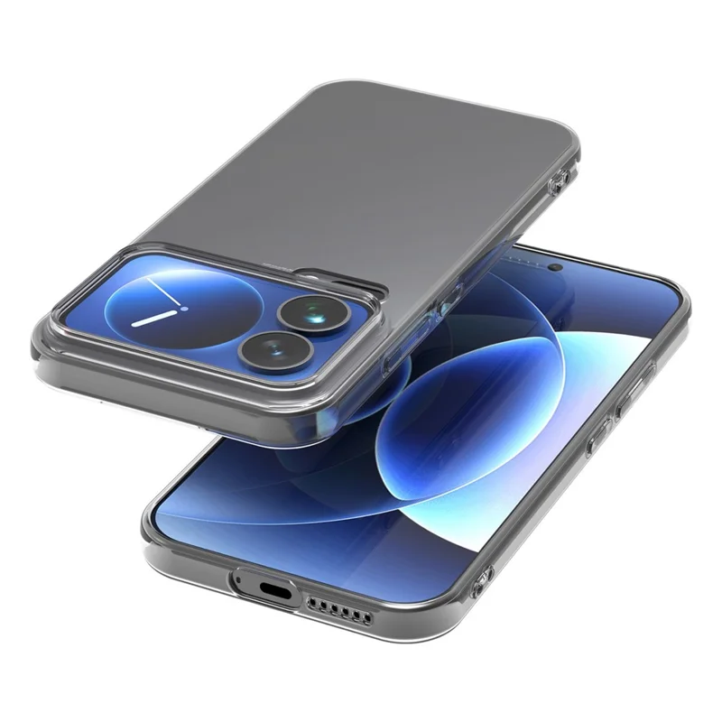 For Xiaomi 18 Pro Case Slim Fit Transparent Soft TPU Phone Cover - Transparent