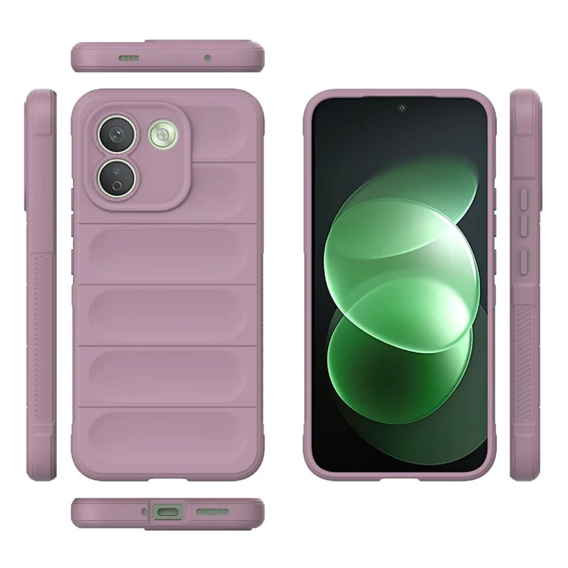 For Xiaomi Redmi Note 17 Pro Max 5G Phone Case Anti-Drop Soft TPU Rugged Back Cover - Light Purple