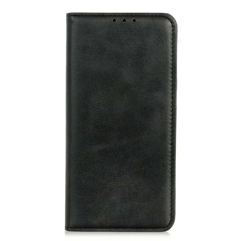 For Xiaomi Redmi Note 17 Pro 5G Case Cowhide Texture Split Leather Flip Wallet Phone Cover - Black