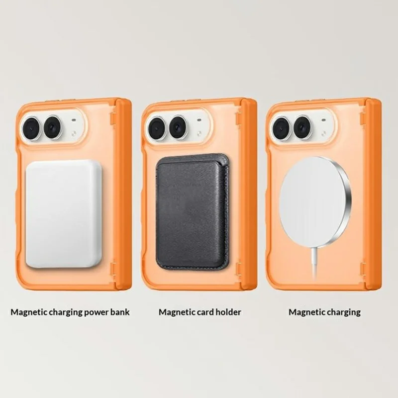 For iPhone Duo Magnetic Case Kickstand Shockproof Matte TPU + PC Phone Cover - Dark Blue