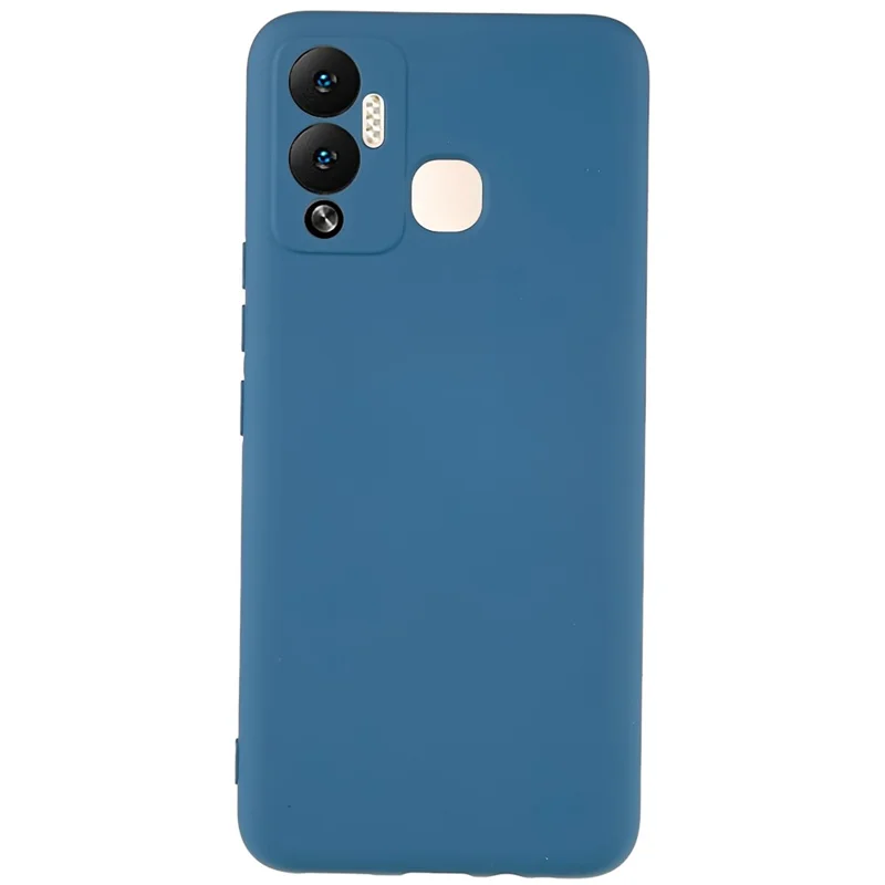 Coque pour Infinix Hot 12 Play 4G, bord incurvé, épaisseur 2,0 mm, protection antidéflagrante en TPU - Bleu