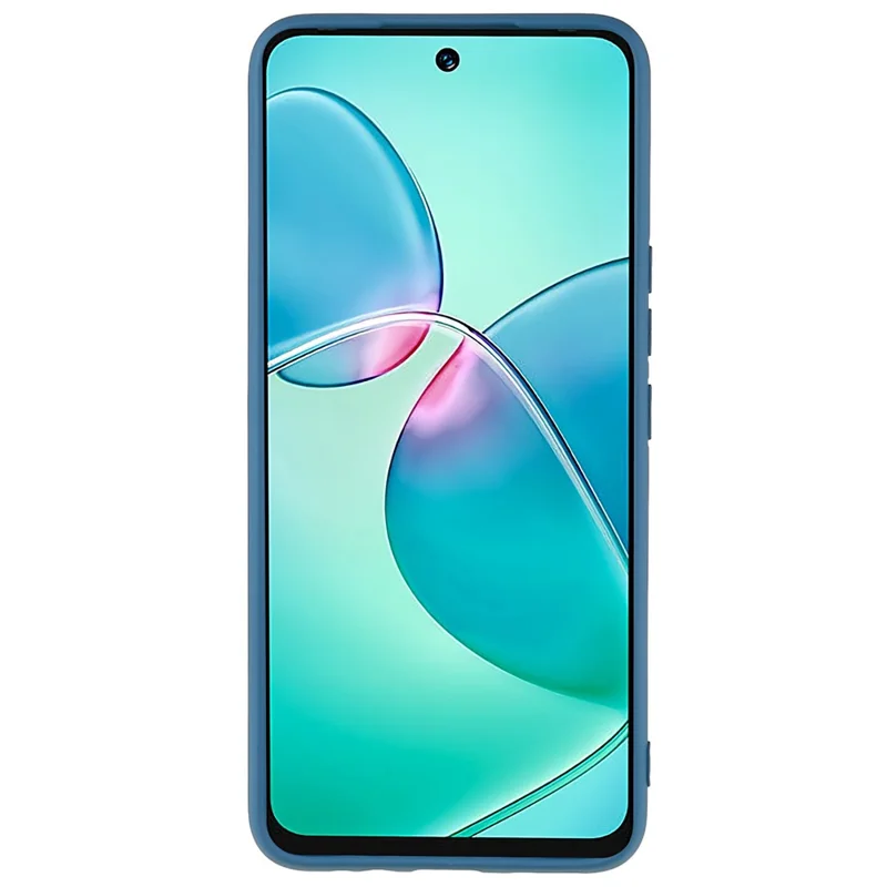 Coque pour Infinix Hot 12 Play 4G, bord incurvé, épaisseur 2,0 mm, protection antidéflagrante en TPU - Bleu