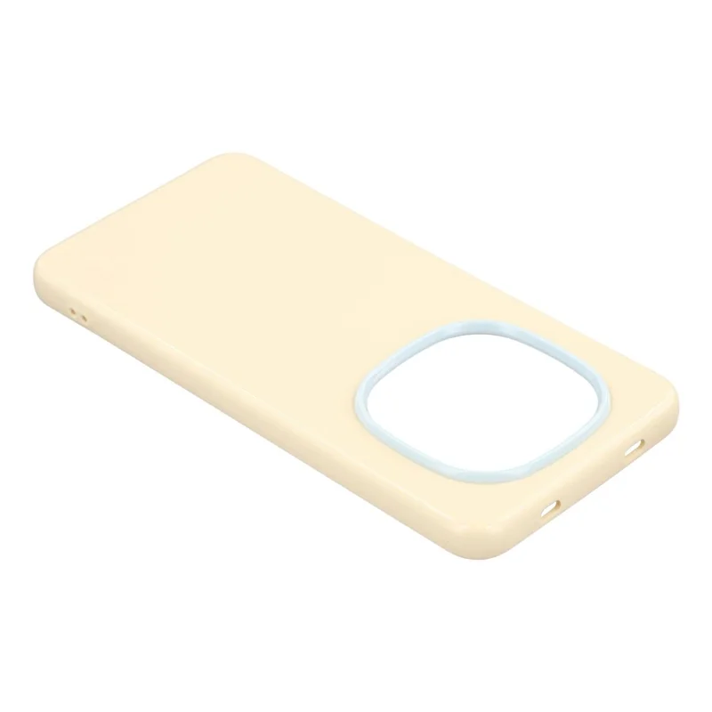 For Xiaomi Redmi Note 15 Pro+ 5G (Global) / Poco M8 Pro 5G Case Shockproof TPU Phone Cover with Detachable Camera Frame - Yellow