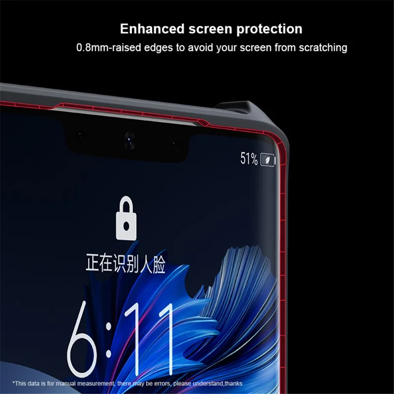 XUNDD For Huawei Mate 50 Pro 4G Drop-proof Phone Case Shock-absorbing Acrylic + TPU Scratch-Proof Mobile Phone Back Cover - Black