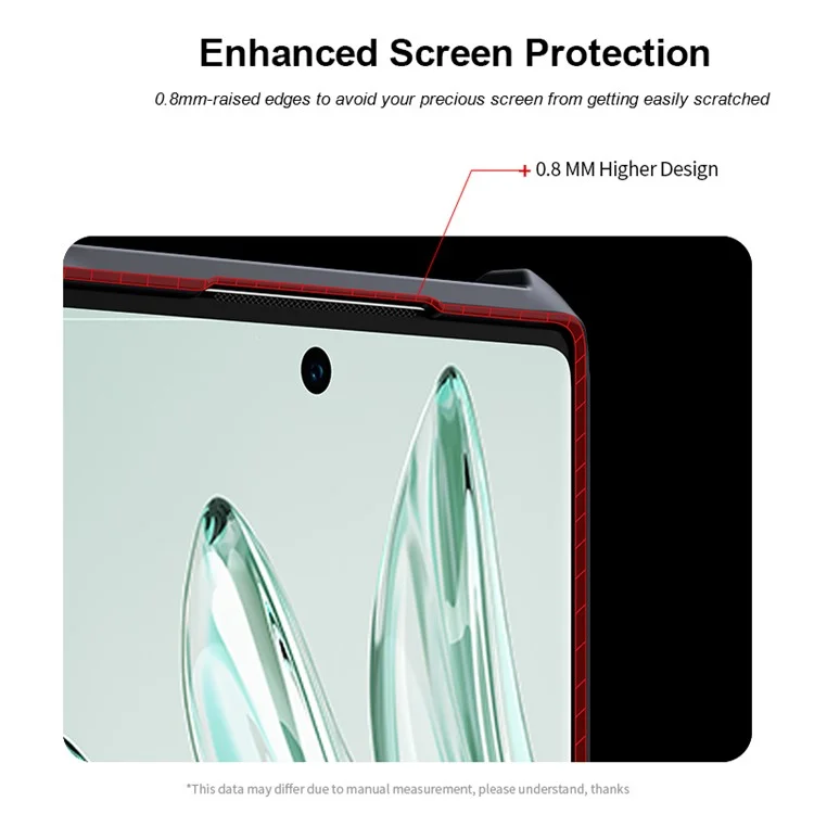 Xundd Für Ehren 70 Pro 5g / 70 Pro + 5G Acryl + Tpu-telefonhülle Schockabsorbing Protective Mobile Zurück - Schwarz