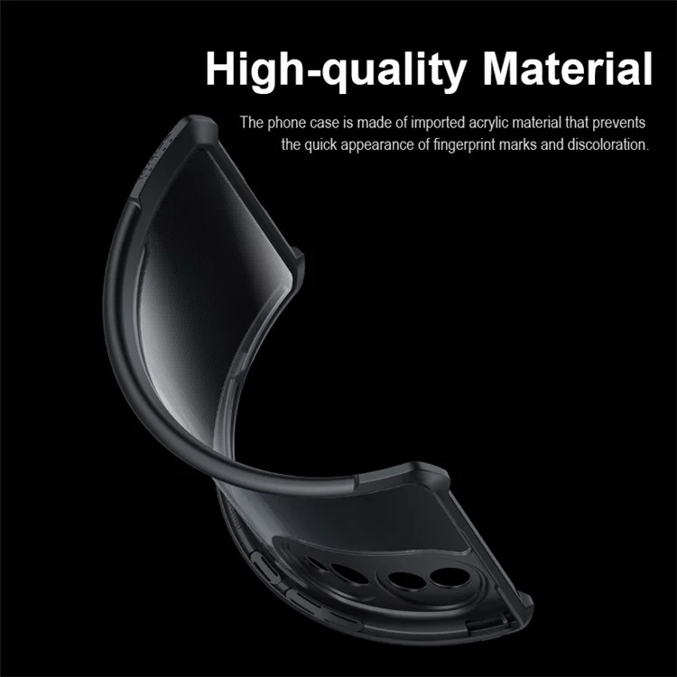 Xundd Für Ehren 70 Pro 5g / 70 Pro + 5G Acryl + Tpu-telefonhülle Schockabsorbing Protective Mobile Zurück - Schwarz