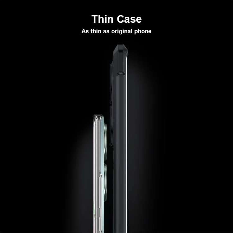 Xundd Für Ehren 70 Pro 5g / 70 Pro + 5G Acryl + Tpu-telefonhülle Schockabsorbing Protective Mobile Zurück - Schwarz