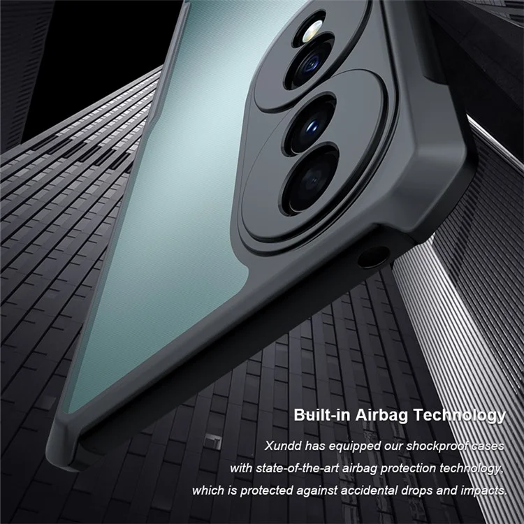 Xundd Für Ehren 70 Pro 5g / 70 Pro + 5G Acryl + Tpu-telefonhülle Schockabsorbing Protective Mobile Zurück - Schwarz