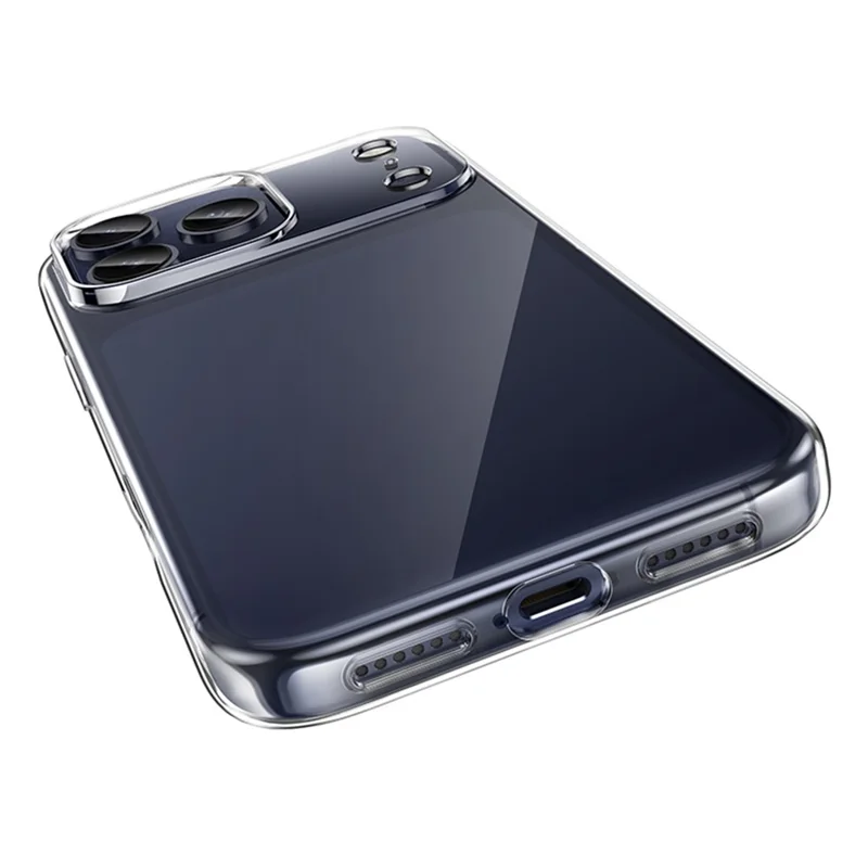 HOCO til iPhone 18 Pro Max / 17 Pro Max Case Clear TPU Soft Beskyttende Telefonbeslag - Transparent