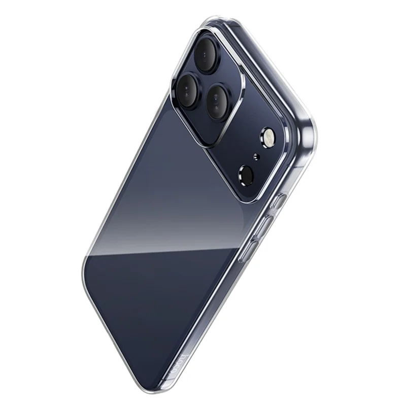 HOCO til iPhone 18 Pro Max / 17 Pro Max Case Clear TPU Soft Beskyttende Telefonbeslag - Transparent
