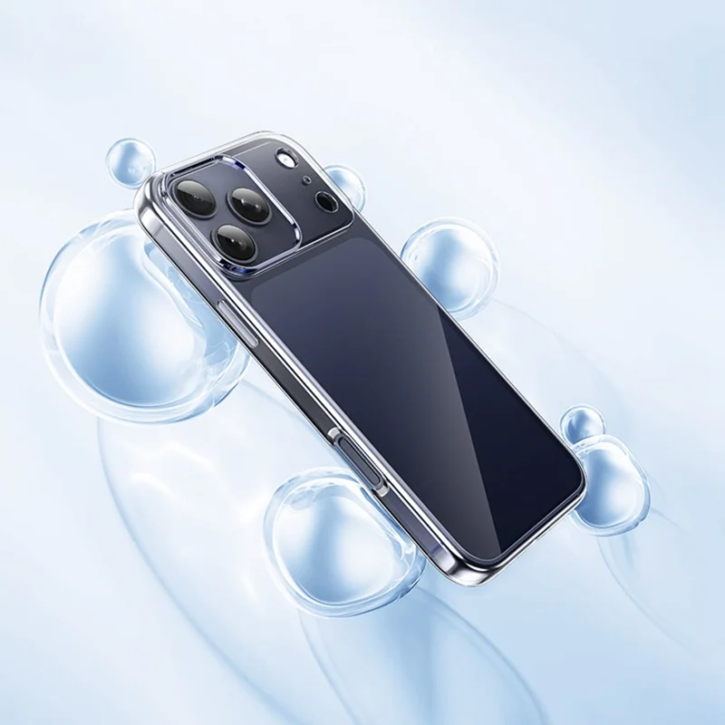 HOCO til iPhone 18 Pro Max / 17 Pro Max Case Clear TPU Soft Beskyttende Telefonbeslag - Transparent