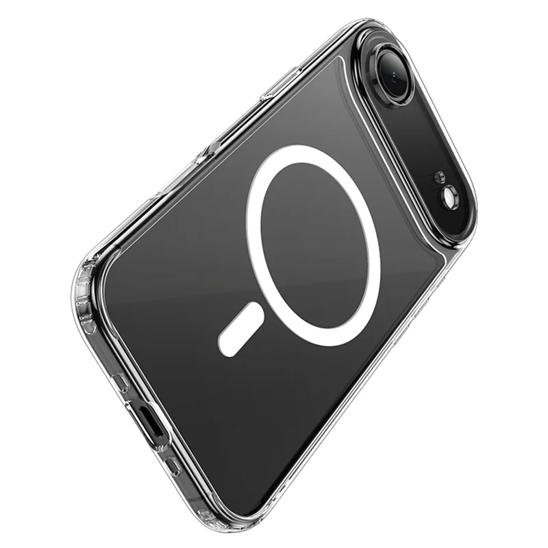 HOCO for iPhone Air Magnetic Case TPU + PC Airbag Shockproof Clear Phone Cover - Transparent