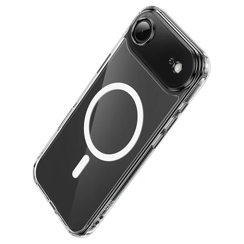 HOCO for iPhone Air Magnetic Case TPU + PC Airbag Shockproof Clear Phone Cover - Transparent