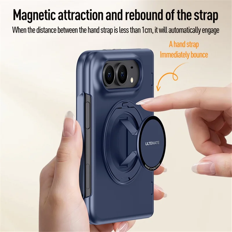 For iPhone Duo Case with HD Screen Protector Kickstand Matte PC Phone Cover - Black