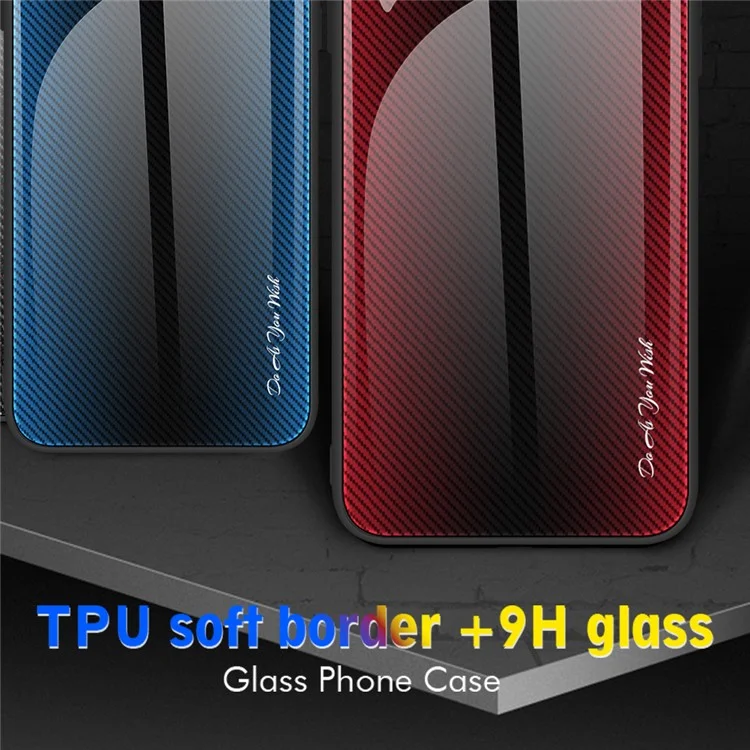Para Xiaomi Redmi Note 12 Pro+ 5G Capa de Telefone à Prova de Choque Textura de Fibra de Carbono Capa Fina Vidro Temperado+TPU Capa de Telefone - Preto