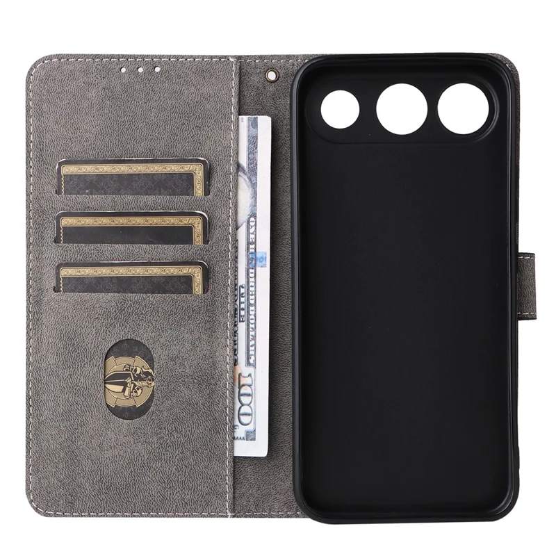 For Oppo A7 Pro 5G Wallet Case RFID Blocking PU Leather Phone Cover Stand with Strap - Black