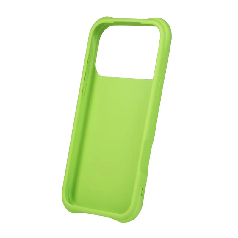 Til iPhone 18 Pro Max / 17 Pro Max Magnetisk Hylster med Farveblokdesign og Bølgestruktur i PC + TPU Telefonbagdæksel - Grøn