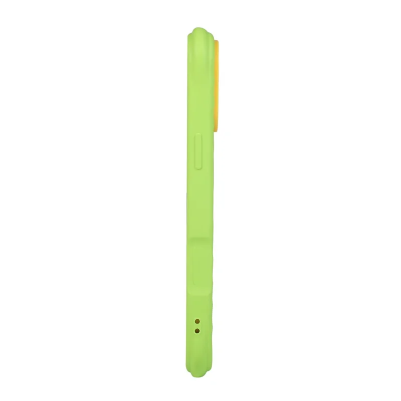 Til iPhone 18 Pro Max / 17 Pro Max Magnetisk Hylster med Farveblokdesign og Bølgestruktur i PC + TPU Telefonbagdæksel - Grøn