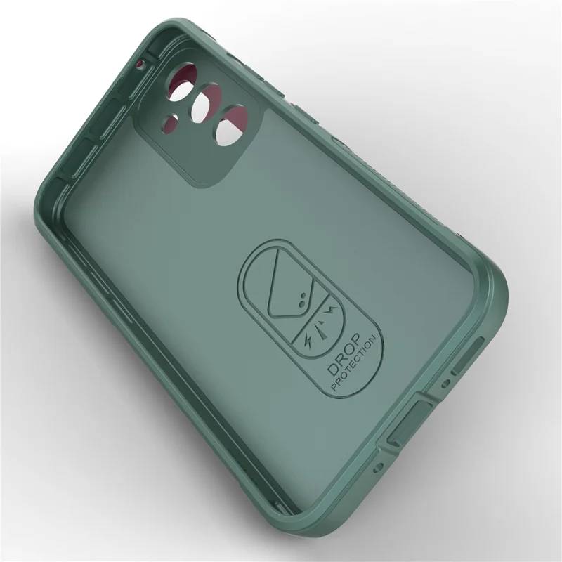 Para Samsung Galaxy A54 5G Funda Protectora Trasera Resistente a Golpes Teléfono Celular de TPU Flexible Protectora - Verde