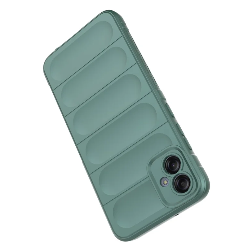 For Samsung Galaxy A04e 4G / F04 4G / M04 4G Soft Rugged Back Cover Anti-scratch Drop-proof Phone Protective Case - Green