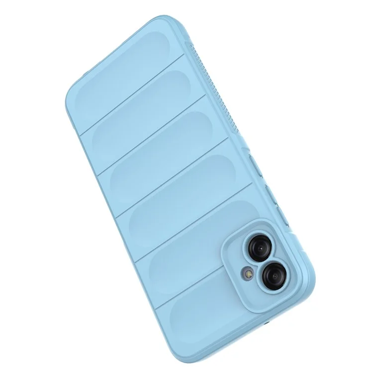 Per Samsung Galaxy A04e 4G / F04 4G / M04 4G Soft Rugged Back Cover Anti-scratch Drop-proof Phone Protective Case - Dark Blue