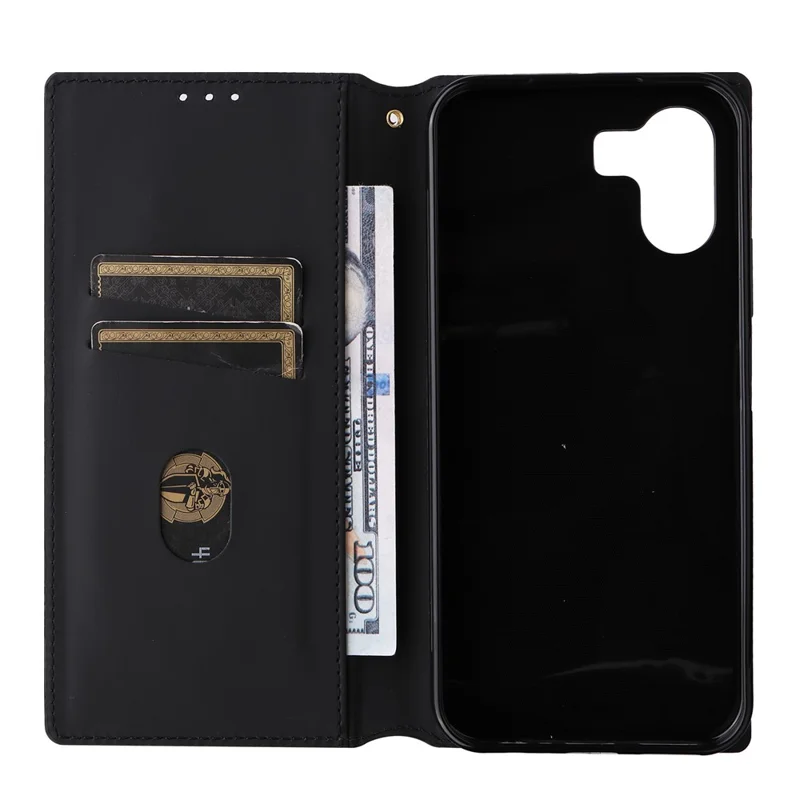 For Realme P4 Lite 4G (166.48mm) Case Wallet Rhombus Imprinted PU Leather Phone Cover - Silver