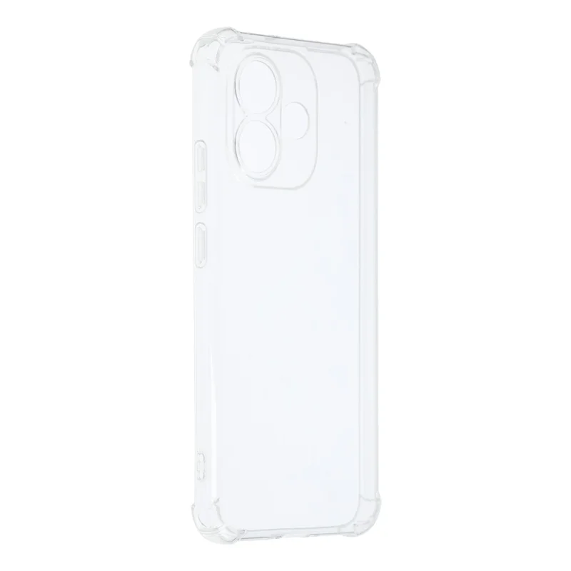 For Xiaomi Redmi Note 17 Pro 5G TPU Case forstærkede hjørner stødfast telefonbeskyttelse - Transparent