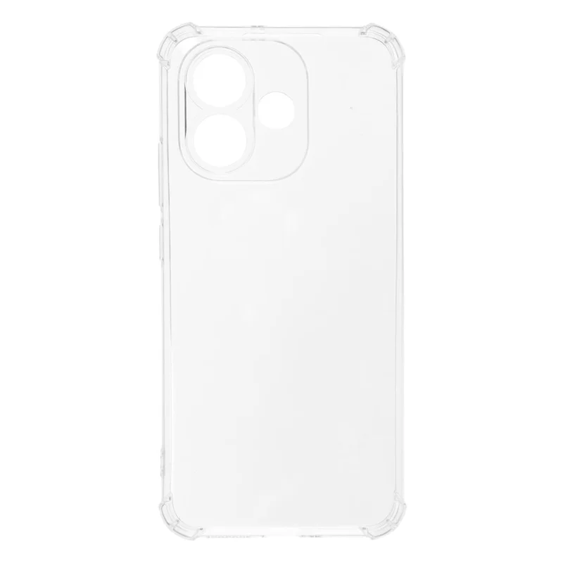 For Xiaomi Redmi Note 17 Pro 5G TPU Case forstærkede hjørner stødfast telefonbeskyttelse - Transparent