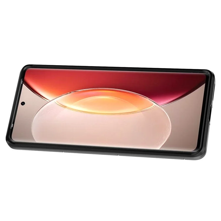 Case de Teléfonos Celulares Para Vivo X90 Pro + 5G, PC Hard PC Hard Anti-scratch PC + TPU Soft TPU Soft Cover - Negro