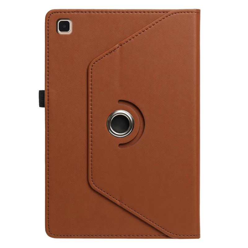 For Samsung Galaxy Tab A7 Lite 8.7-inch Case PU Leather Rotating Stand Card Slots Tablet Cover - Brown
