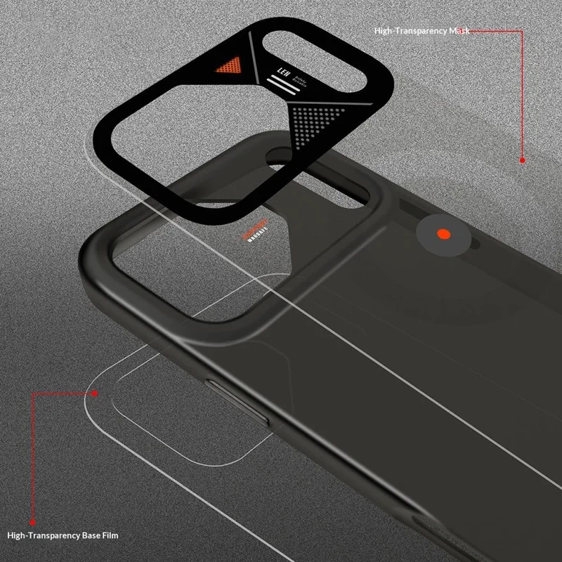 Capa PAIKA para iPhone 18 Pro Max / 17 Pro Max com Suporte Giratório Capa Mate em PC + TPU - Branco