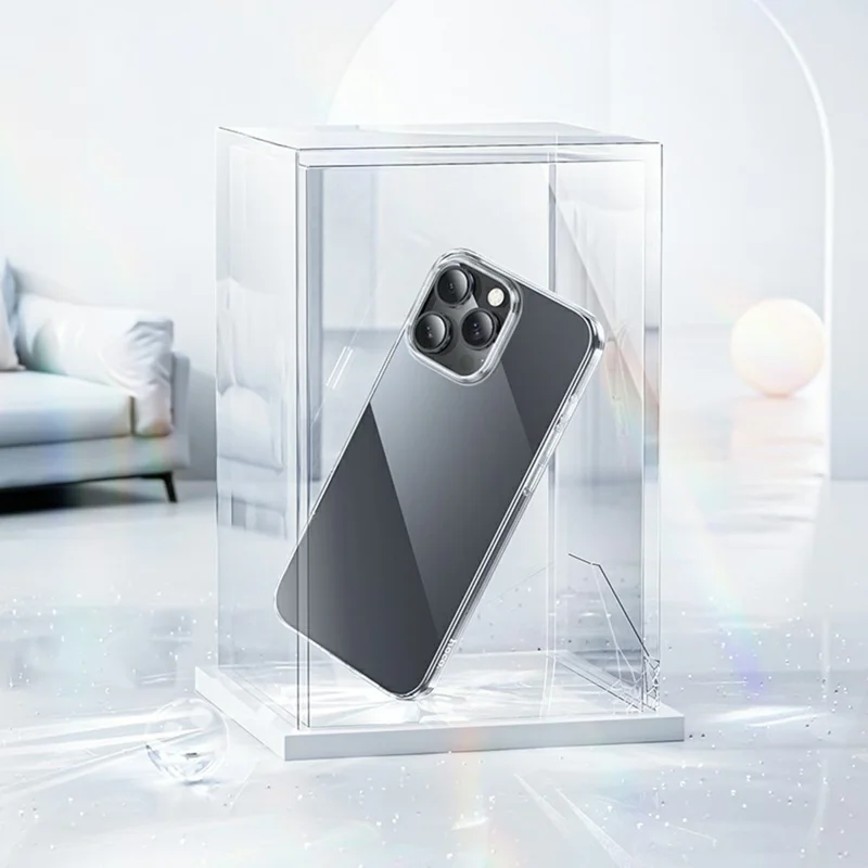 HOCO pour iPhone 16 Pro Max Coque Transparente en TPU Souple de Protection - Transparent