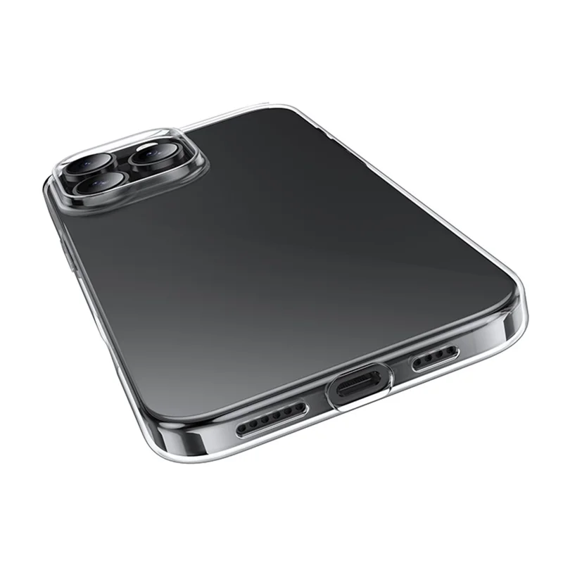 HOCO pour iPhone 15 Pro Max Coque Transparente en TPU Souple de Protection - Transparent