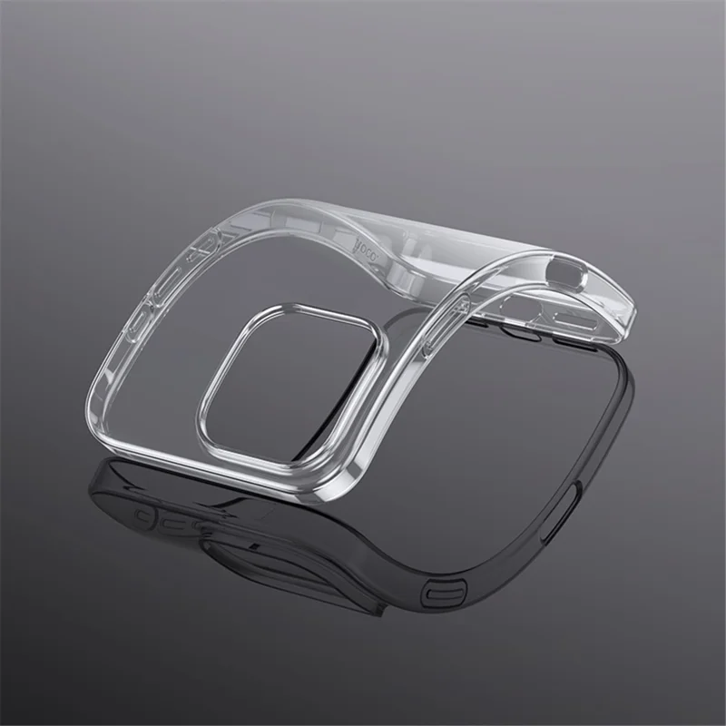 HOCO pour iPhone 15 Pro Max Coque Transparente en TPU Souple de Protection - Transparent