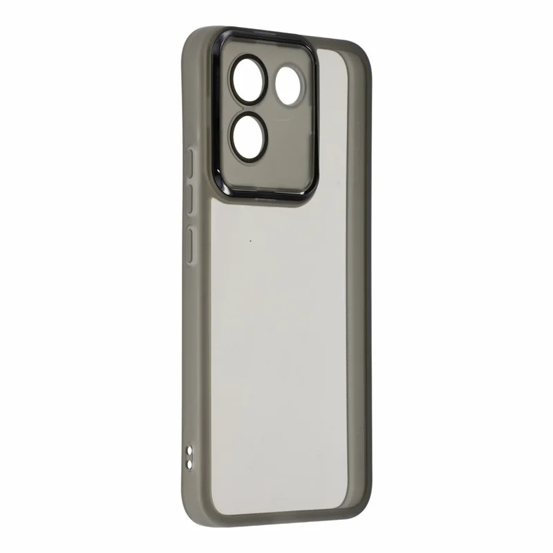 Capa para Xiaomi Redmi Note 17 Pro Max 5G com Estrutura de Câmara Electrodourada, Capa de Telemóvel em TPU - Preto Transparente