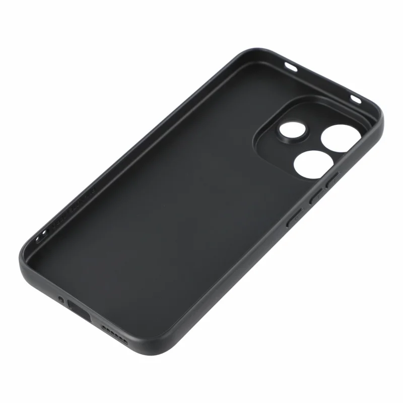 For Xiaomi Redmi Note 17 Pro 5G Case Slim TPU Scratch Resistant Matte Phone Cover - Black