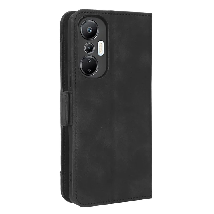 Case de Téléphone Anti-chute Pour Infinix Hot 20S 4G / Portefeuille en Cuir X6827 pu Stand Magnetic Flip Smartphone Cover Avec Plusieurs Emplacements de Carte - le Noir