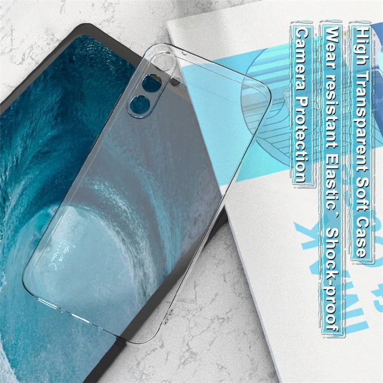 IMAK UX-5 Series for Samsung Galaxy A34 5G Soft TPU Protective Phone Case Crystal Clear Scratch-resistant Cell Phone Cover