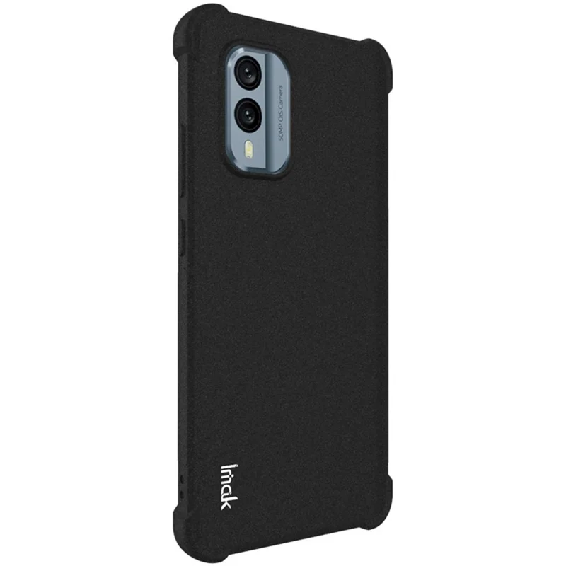 IMAK For Nokia X30 5G Matte Surface Phone Cover Soft TPU Four Corners Airbag Shockproof Mobile Phone Case - Black