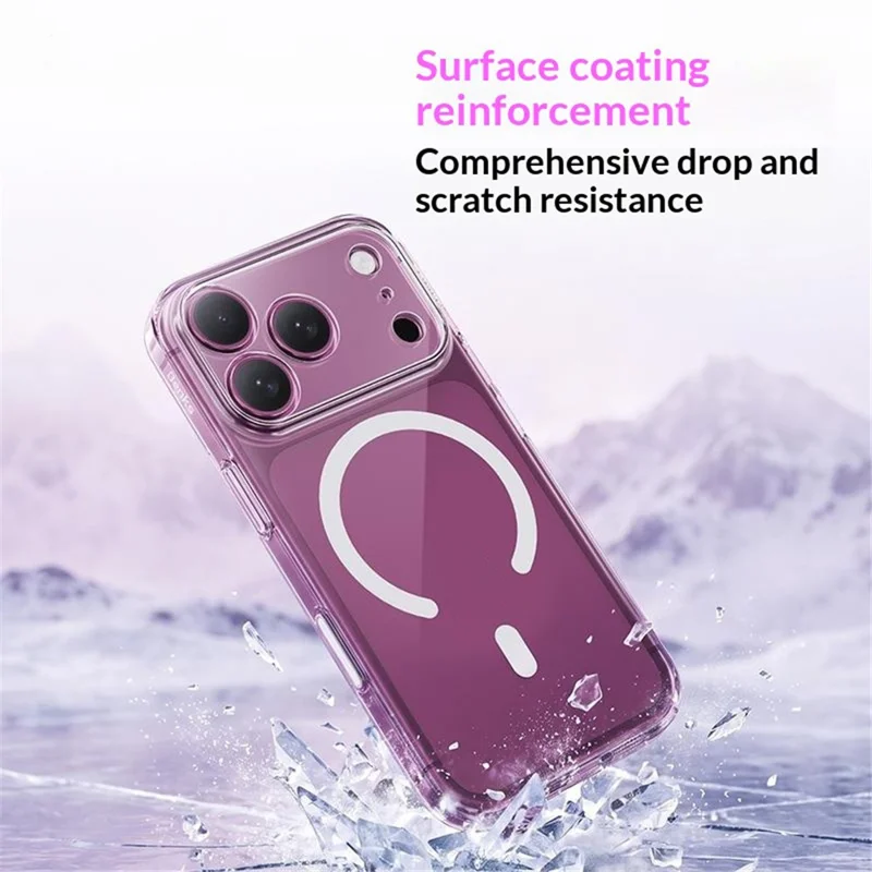 BENKS for iPhone 18 Pro Max / 17 Pro Max Magnetic Case Ultra Thin Clear PC Phone Cover - Transparent